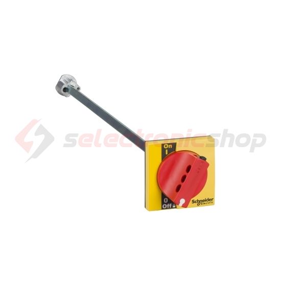 Ajtókuplung forgató hajtás INS40…160-hoz DC-kapcsoló piros +Vész-Ki zárható INS/INV Schneider - LV428942