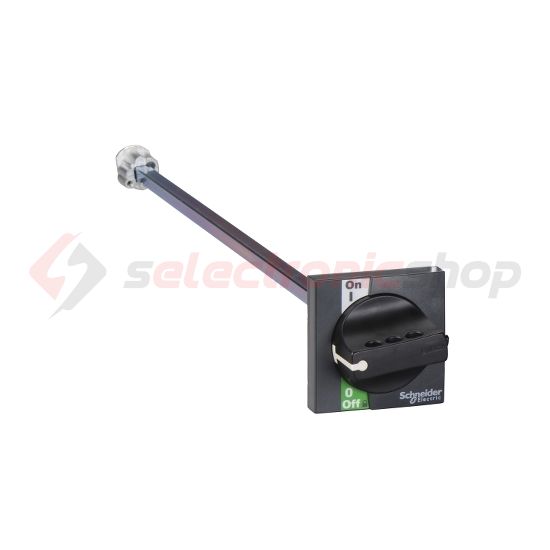 Ajtókuplung forgató hajtás INS40…160-hoz fekete DC-kapcsoló fekete zárható INS40-160 Schneider - LV428941