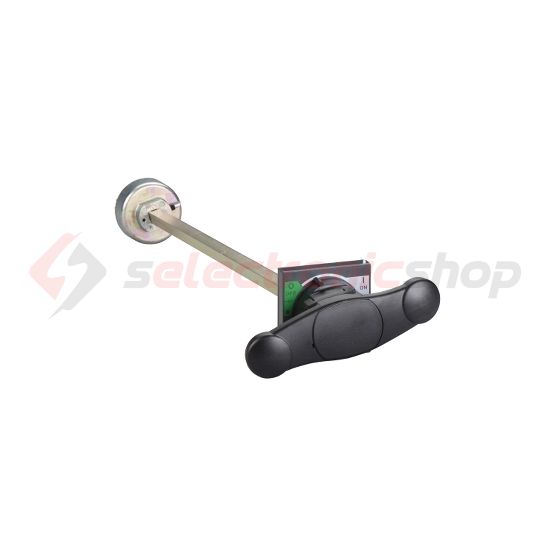 Ajtókuplung forgatókar INS320-630-hoz fekete tengellyel zárható Schneider - 31052