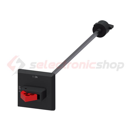 Ajtókuplung forgatókar S0...S3-megszakítóhoz 130mm tengellyel tengellyel zárható SIRIUS SIEMENS - 3RV2926-0B