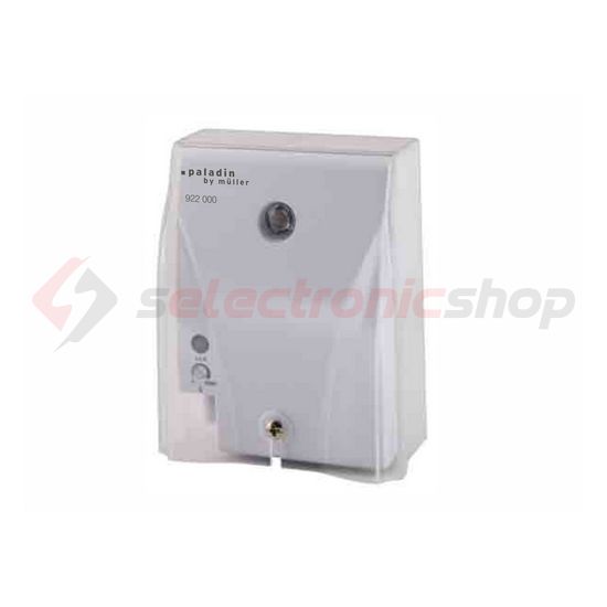 Alkonykapcsoló falra kültér 2-2000lx 1z 1200W falonkívüli műanyag 922 000 Paladin Hugo Müller - 922000