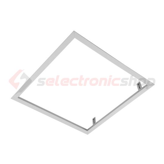 Álmennyezeti illesztőkeret Q/UQ/US-hoz szögletes alumínium QVESTRAMA600 MODUS - 8596099006181