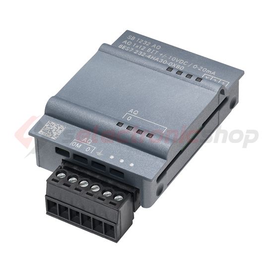 Analóg kimeneti modul +/-10V v. 0...20mA 12Bit 1AO SIMATIC S7-1200 SIEMENS - 6ES7232-4HA30-0XB0