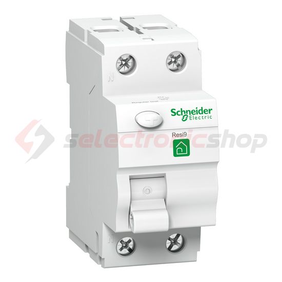 Áram-védőkapcsoló (Fi-relé) analóg 2P 63A 30mA AC-típus 6kA Resi9 R Schneider - R9R11263