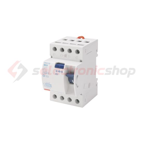 Áram-védőkapcsoló (Fi-relé) analóg 4P 25A 30mA AC-típus 6kA 90RCD SD GEWISS - GW94662