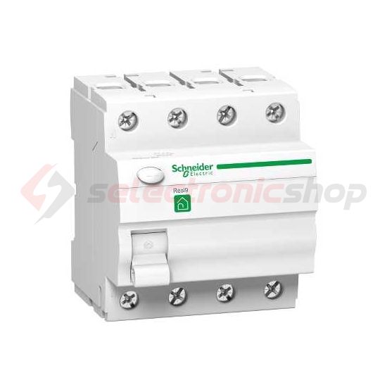 Áram-védőkapcsoló (Fi-relé) analóg 4P 25A 30mA AC-típus 6kA Resi9 R Schneider - R9R11425
