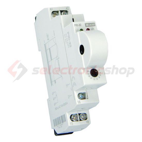 Áramfigyelő relé áramváltós 8A/250V 1v 1-20A-max. csavaros PRI-32 Elko EP - 2196
