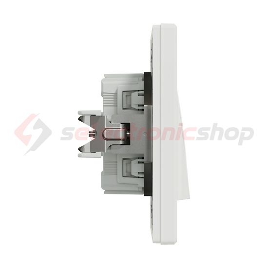 Asfora 105 2x1P csillárkapcsoló betét teljes fedéllel fehér süllyesztett IP20 1- Schneider - EPH0300121