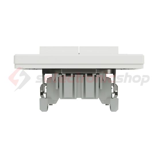 Asfora 105 2x1P csillárkapcsoló betét teljes fedéllel fehér süllyesztett IP20 1- Schneider - EPH0300121