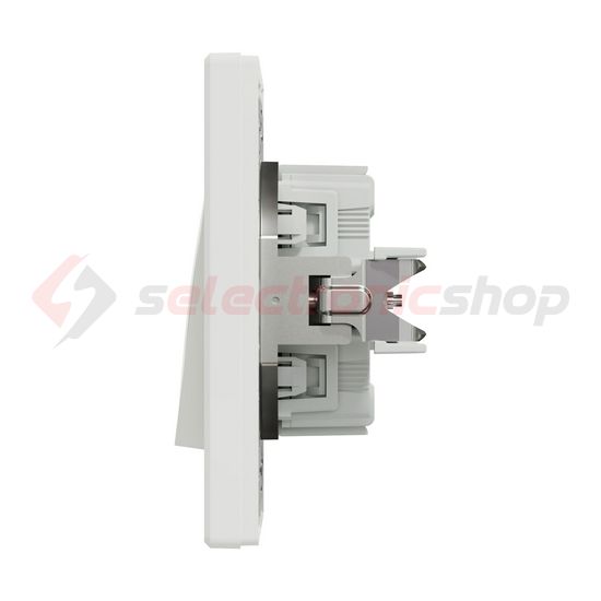 Asfora 105 2x1P csillárkapcsoló betét teljes fedéllel fehér süllyesztett IP20 1- Schneider - EPH0300121