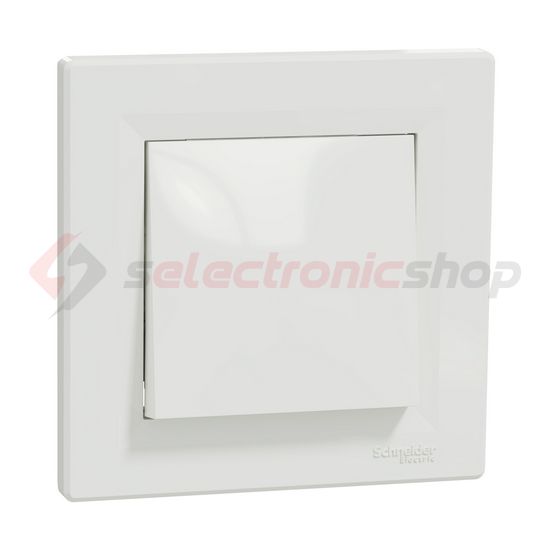 Asfora 106 váltókapcsoló betét teljes fedéllel fehér süllyesztett IP20 1- Schneider - EPH0400121