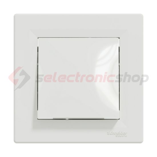 Asfora 106 váltókapcsoló betét teljes fedéllel fehér süllyesztett IP20 1- Schneider - EPH0400121