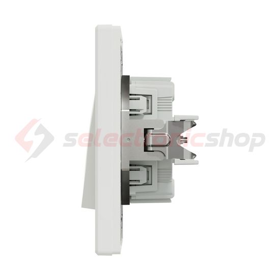 Asfora 106 váltókapcsoló betét teljes fedéllel fehér süllyesztett IP20 1- Schneider - EPH0400121