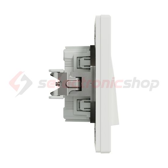 Asfora 106 váltókapcsoló betét teljes fedéllel fehér süllyesztett IP20 1- Schneider - EPH0400121