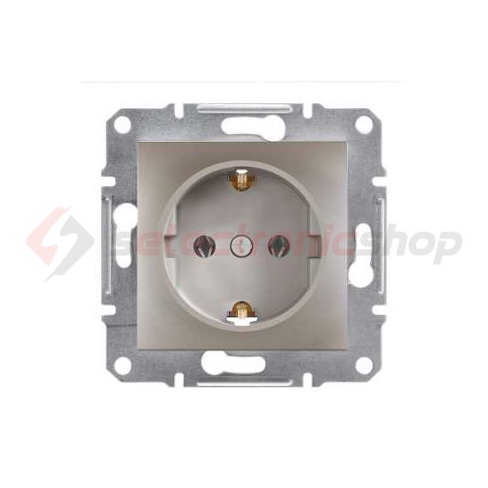 Asfora 162 dugalj földelt bronz IP20 süllyesztett Schneider - EPH2900169