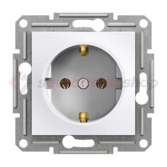 Asfora 162 dugalj földelt fehér IP20 süllyesztett Schneider - EPH2970121