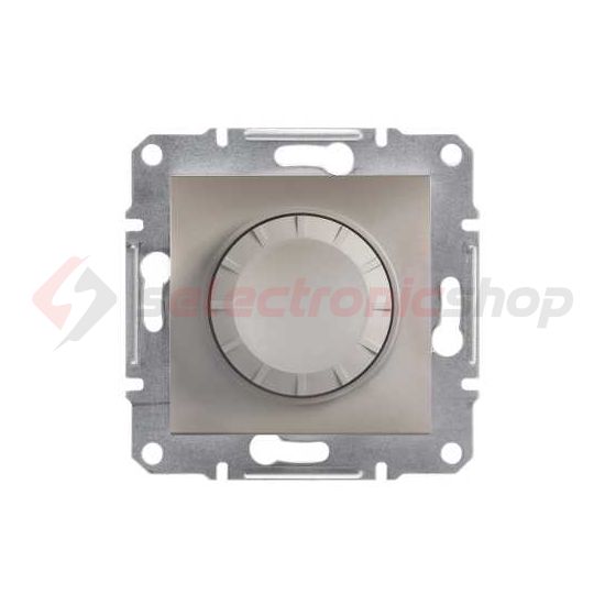 Asfora fényerőszabályzó váltó forgató-/nyomógomb induktív-terhelés bronz süllyesztett Schneider - EPH6400169