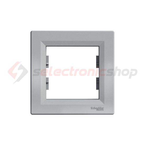 Asfora keret 1-es alumínium vízszintes és függőleges műanyag Schneider - EPH5800161