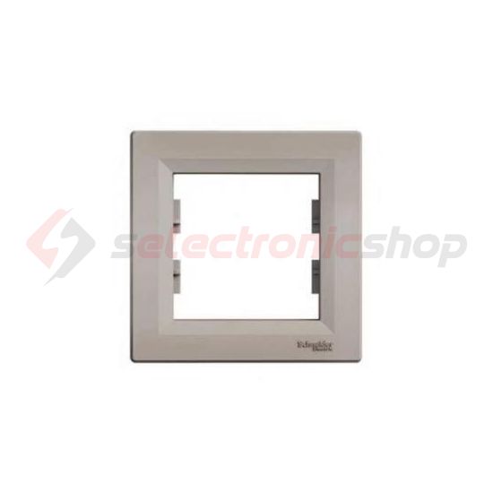 Asfora keret 1-es bronz vízszintes és függőleges műanyag Schneider - EPH5800169