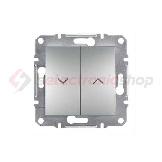 Asfora redőnymozgató 2P nyomógomb billentyűs alumínium műanyag Schneider - EPH1300161