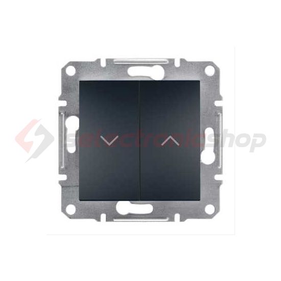 Asfora redőnymozgató billentyűs antracit műanyag Schneider - EPH1300171