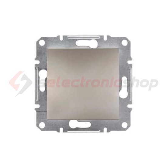 Asfora vakfedél vakfedél bronz üres-jel IP20 műanyag karmos Schneider - EPH5600169