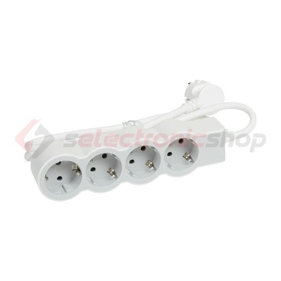 Asztali elosztósor 3680W fehér/szürke 1.5mm2 1.5m 4x2P+E/230V 16A IP20 Standard LEGRAND - 694552