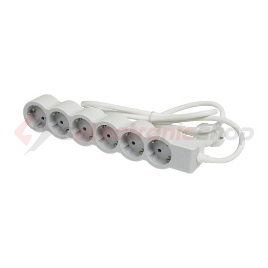 Asztali elosztósor 3680W fehér/szürke 1.5mm2 1.5m 6x2P+E/230V 16A IP20 Standard LEGRAND - 694557