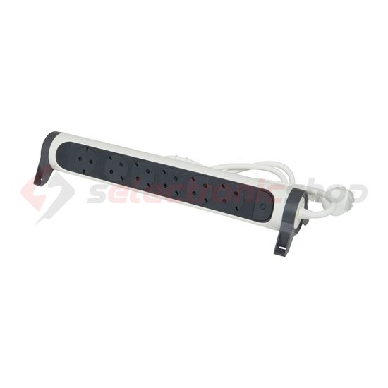 Asztali elosztósor 3680W gyerekvédős fehér/fekete forgatható 1.5mm2 1.5m 16A IP20 Premium LEGRAND - 694533