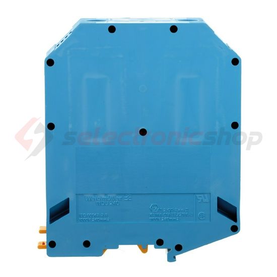 Átmenő sorkapocs TS32 1-szintes 415A 70-185mm2/érvéghüvely kék csavaros WDU 240 BL Weidmüller - 1822210000