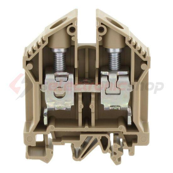 Átmenő sorkapocs TS32/35 1-szintes 125A 2,5-35mm2/érvéghüvely bézs csavaros/ RK 35 BG CONTA-CLIP - 1052.2