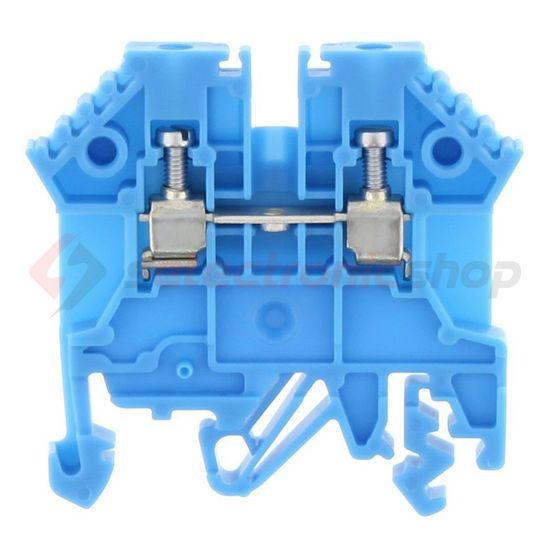 Átmenő sorkapocs TS32/35 1-szintes 24A 0,2-2,5mm2/érvéghüvely kék csavaros/ RK 2,5 BU CONTA-CLIP - 1296.5