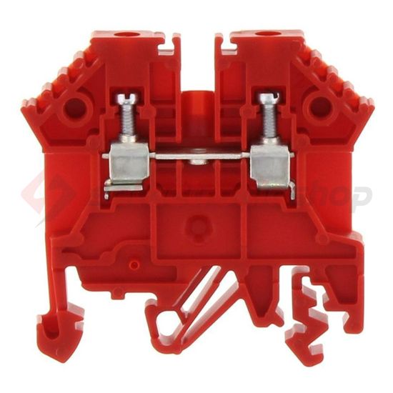 Átmenő sorkapocs TS32/35 1-szintes 24A 0,2-2,5mm2/érvéghüvely piros RK 2,5 RD CONTA-CLIP - 1296.9