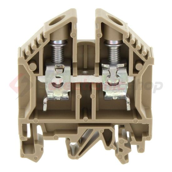 Átmenő sorkapocs TS32/35 1-szintes 76A 2,5-16mm2/érvéghüvely bézs csavaros/ RK 16 BG CONTA-CLIP - 1050.2