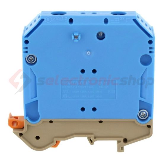 Átmenő sorkapocs TS32/35 imbuszcsavaros 1-szintes 150A 25-50mm2/érvéghüvely RK 50 BU CONTA-CLIP - 1120.5