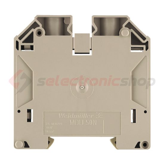 Átmenő sorkapocs TS35 1-szintes 150A 6-50mm2 bézs csavaros WDU 50N Weidmüller - 1820840000