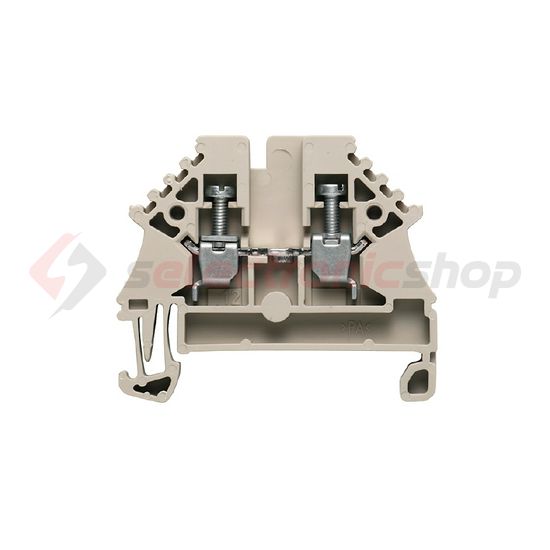 Átmenő sorkapocs TS35 1-szintes 24A 0.5-2.5mm2 bézs csavaros robbanásbiztos WDU 2.5N Weidmüller - 1023700000