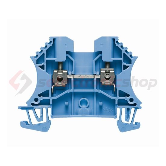 Átmenő sorkapocs TS35 1-szintes 24A 0.5-2.5mm2 kék csavaros robbanásbiztos WDU 2.5 BL Weidmüller - 1020080000