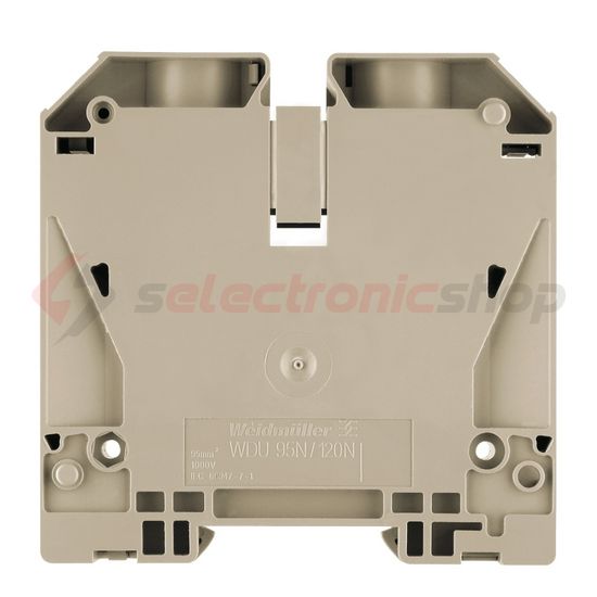 Átmenő sorkapocs TS35 1-szintes 269A 16-95mm2 bézs csavaros WDU 95N/120N Weidmüller - 1820550000