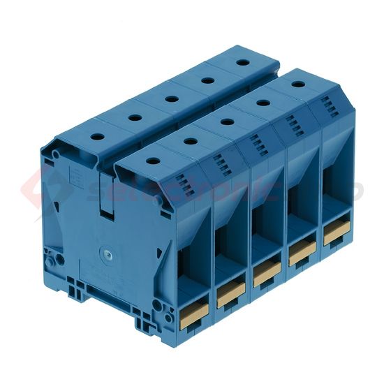 Átmenő sorkapocs TS35 1-szintes 269A 16-95mm2 kék csavaros WDU 95N/120N BL Weidmüller - 1820560000