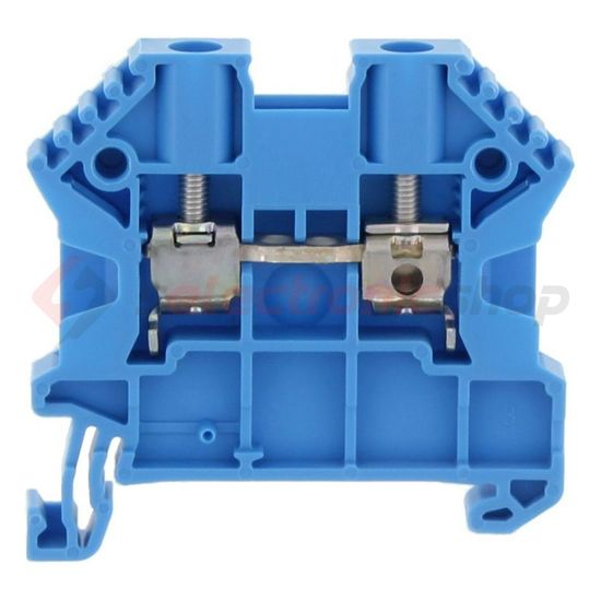 Átmenő sorkapocs TS35 1-szintes 32A 0,2-4mm2/érvéghüvely kék csavaros/ SRK 4/2A BU CONTA-CLIP - 17104.5