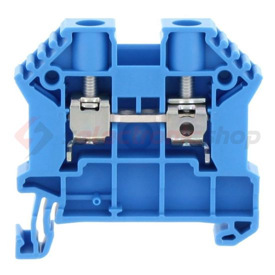 Átmenő sorkapocs TS35 1-szintes 41A 0,2-6mm2/érvéghüvely kék csavaros/ SRK 6/2A BU CONTA-CLIP - 17108.5