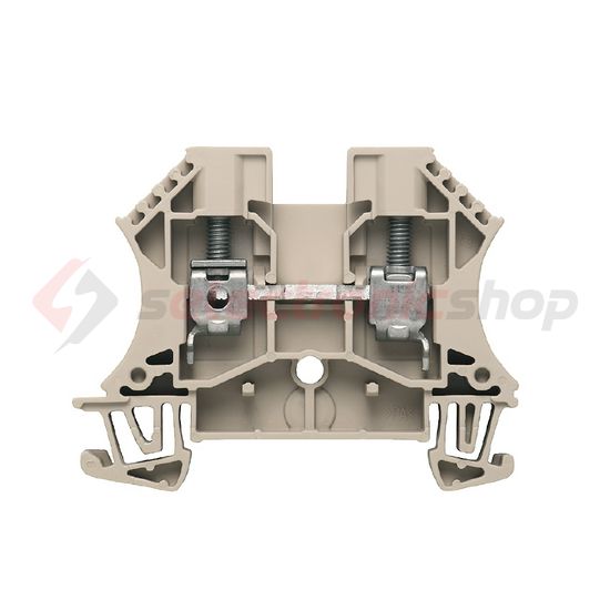 Átmenő sorkapocs TS35 1-szintes 41A 0.5-6mm2 bézs csavaros robbanásbiztos WDU 6 Weidmüller - 1020200000