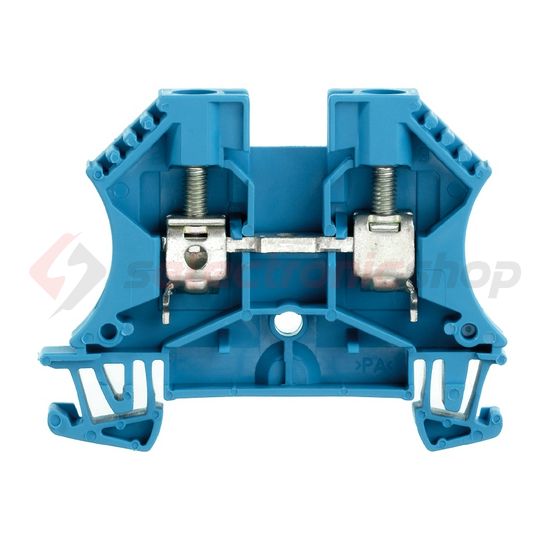 Átmenő sorkapocs TS35 1-szintes 41A 0.5-6mm2 kék csavaros robbanásbiztos WDU 6 BL Weidmüller - 1020280000