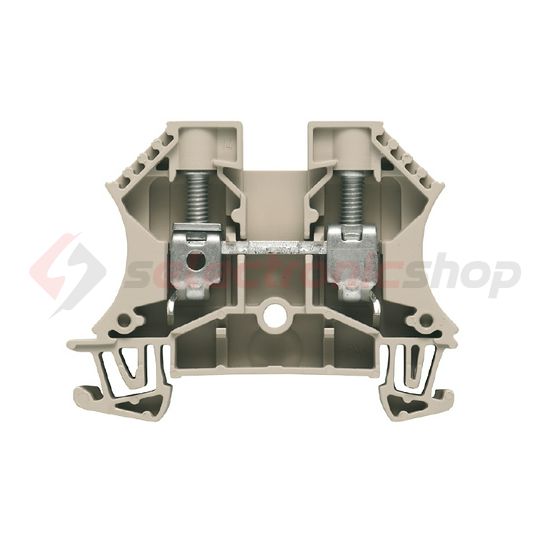 Átmenő sorkapocs TS35 1-szintes 57A 1.5-16mm2 bézs csavaros robbanásbiztos WDU 10 Weidmüller - 1020300000