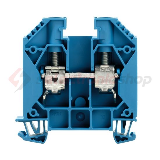 Átmenő sorkapocs TS35 1-szintes 76A 1.5-16mm2 kék csavaros robbanásbiztos WDU 16 BL Weidmüller - 1020480000