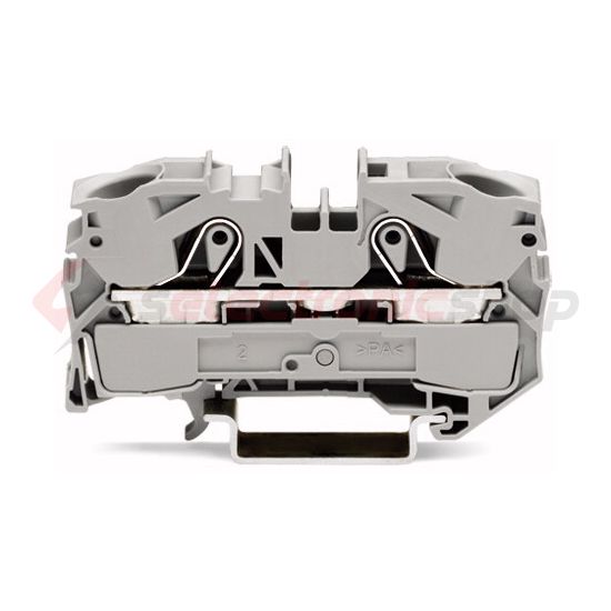 Átmenő sorkapocs TS35 1-szintes 76A 2.5-16mm2 szürke rugószorításos rugószorításos WAGO - 2016-1201