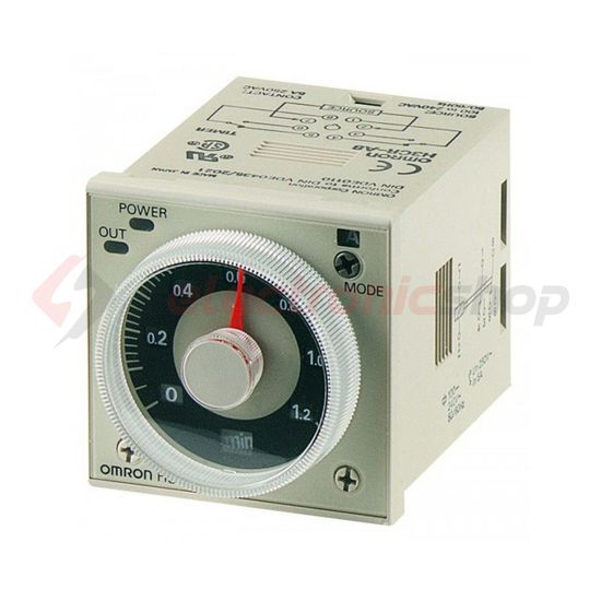Beépíthető időrelé 4-funkciós  0,05s-300h 2-v 100-240V50Hz H3CR-A8 AC100-240/DC100-125 OMI OMRON - 667944