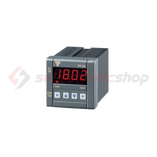 Beépíthető időrelé multifunkciós 0,2s-9999h 2-v 90-240V50Hz 12-24VDC TT73 ASCON - TT73HCRB