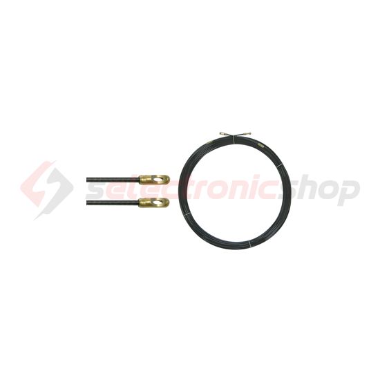 Behúzószál perlon szalagból, 2 keresőrugóval és 2 szemmel 4mm/ 20m védőcső-hoz Haupa - 150480